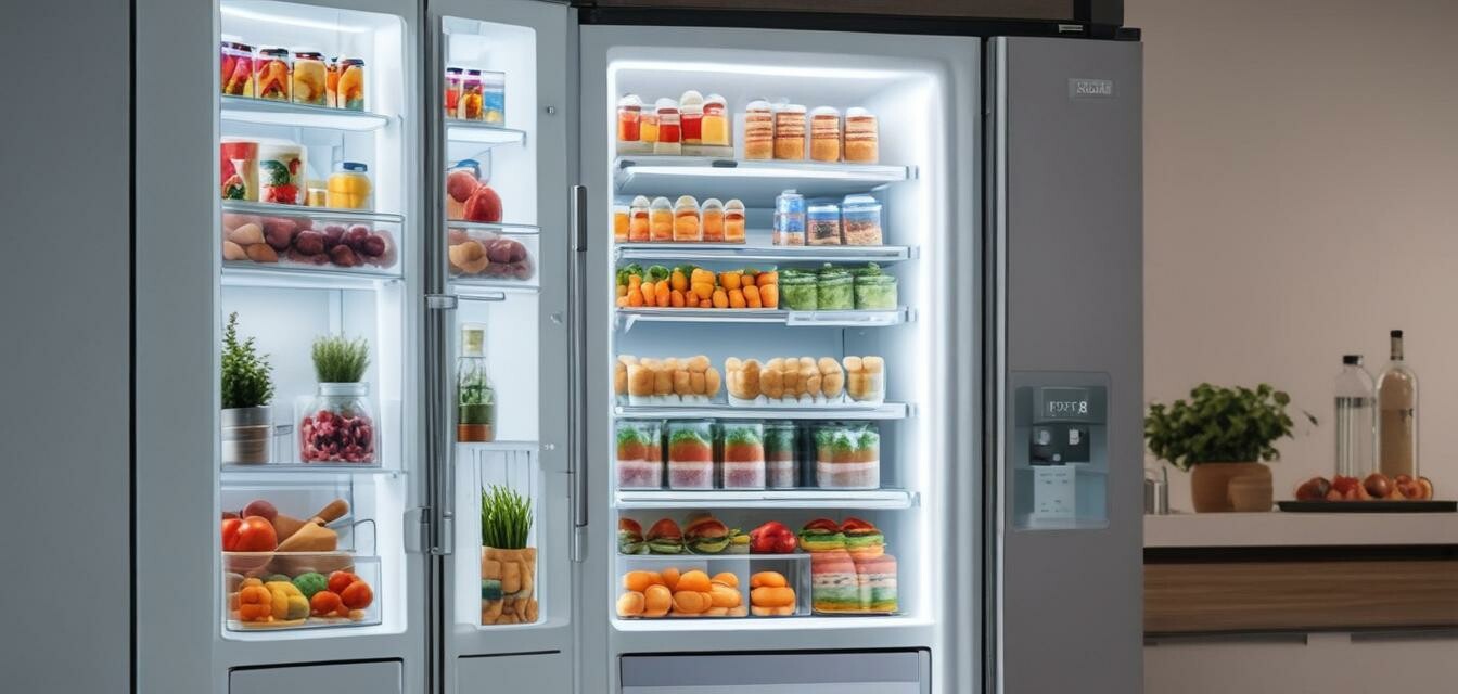 Smart refrigerator with touchscreen